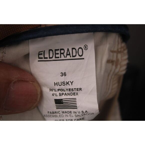 ELDERADO KHAKI PANTS MENS SIZE 36 HUSKY INSEAM 30" LOT OF 2 PAIR READ - Picture 6 of 11